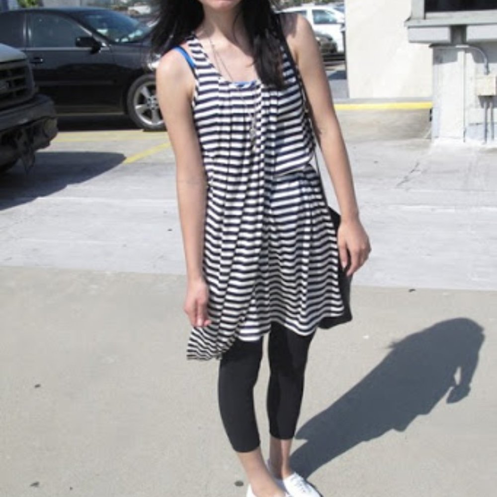 Jean-Paul Gaultier tank dress with draped sash. - Picture 5 of 8